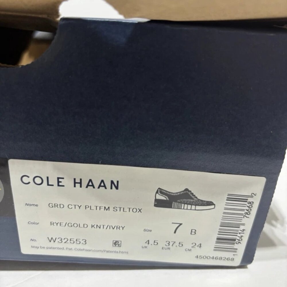 Cole Haan Women’s Grand City Platform Stitchlight Oxford, Size 7 B - Picture 6 of 6